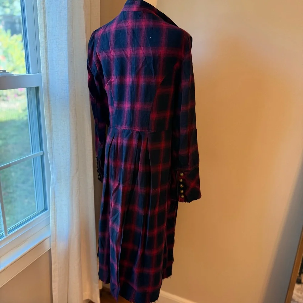 Free People Odessa Duster in Maroon - Picture 5 of 8
